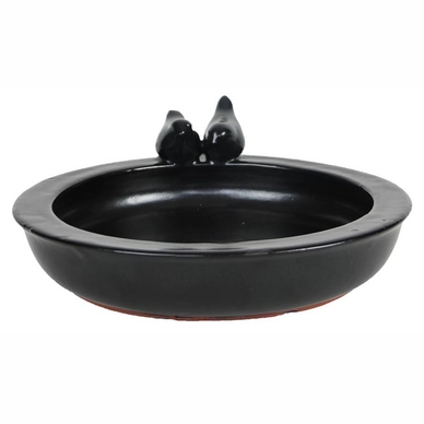 Vogelbad Esschert Design Rond Antraciet