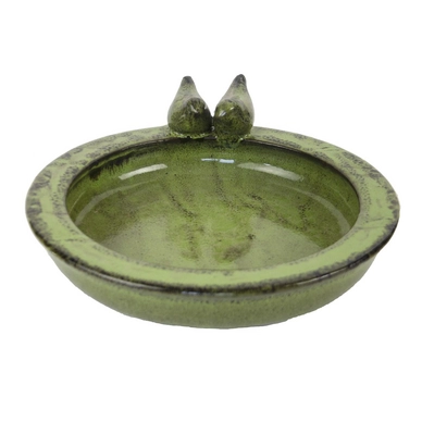 Vogelbad Esschert Design Rond Groen