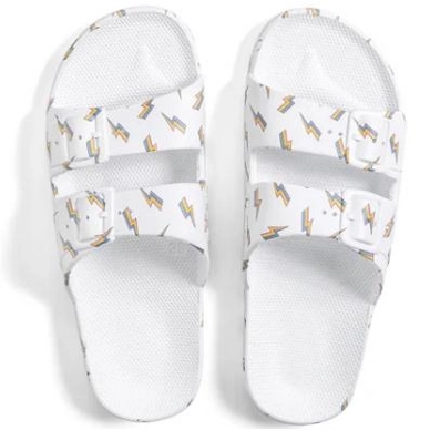 Slipper Freedom Moses Kids Fancy Bolt White