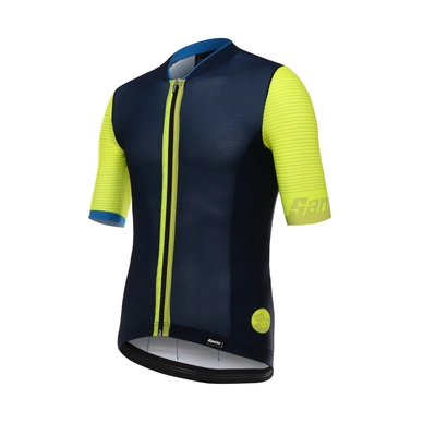 Fietsshirt Santini Men Tono 20 Short Sleeve Yellow