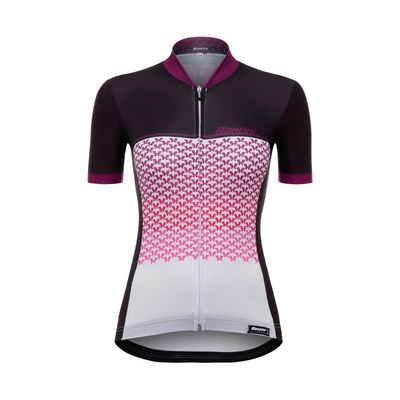 Fietsshirt Santini Women Volo Purple