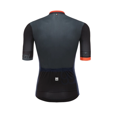 Fietsshirt Santini Men Sleek 99 Short Sleeve Grey