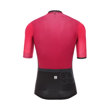 Fietsshirt Santini Men Sleek 99 Short Sleeve Red