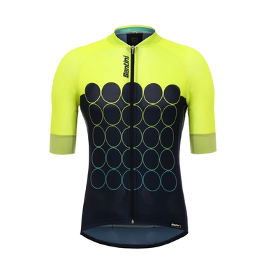 Fietsshirt Santini Men Airform 30 Short Sleeve Yellow
