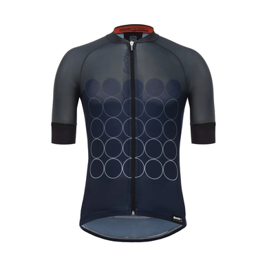Fietsshirt Santini Men Airform 30 Short Sleeve Grey