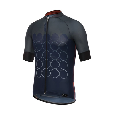 Fietsshirt Santini Men Airform 30 Short Sleeve Grey