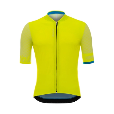 Fietsshirt Santini Men Redux Short Sleeve Yellow