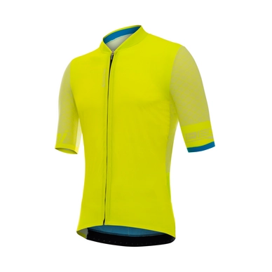 Fietsshirt Santini Men Redux Short Sleeve Yellow