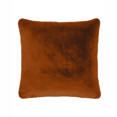 Coussin Décoratif Essenza Furry Leather brown (50 x 50 cm)
