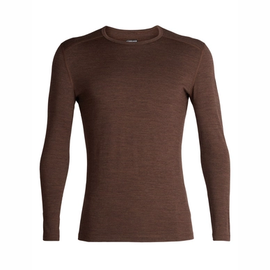 Ondershirt Icebreaker Mens 200 Oasis LS Crewe Bronze Heather