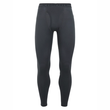 Lange Unterhose Icebreaker 260 Tech Leggings w Fly Monsoon Black Herren