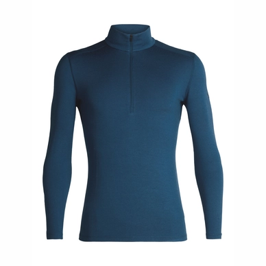 Funktionsunterhemd Unterhemd Icebreaker 260 Tech LS Half Zip Prussian Blue Herren