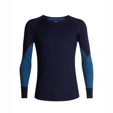 Ondershirt Icebreaker Mens 260 Zone LS Crewe Midnight Navy Prussian Blue