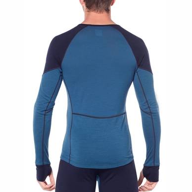 Ondershirt Icebreaker Mens 260 Zone LS Crewe Midnight Navy Prussian Blue