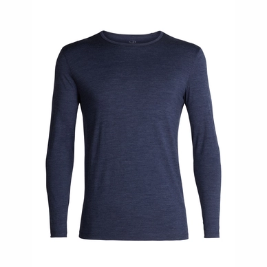 Long Sleeve T-Shirt Icebreaker Mens Tech 200 LS Crewe Fathom Heather