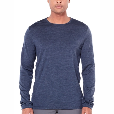 Longsleeve Icebreaker Mens Tech 200 LS Crewe Fathom Heather