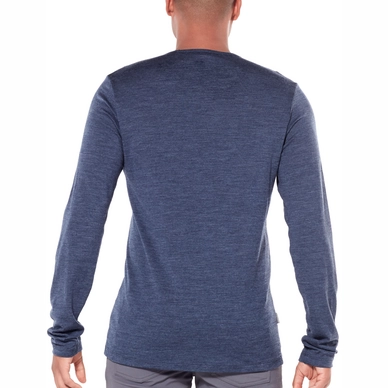 Longsleeve Icebreaker Mens Tech 200 LS Crewe Fathom Heather