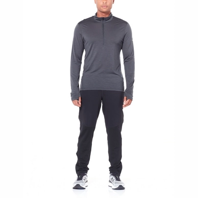 Ondershirt Icebreaker Mens Zeal LS Half Zip Monsoon