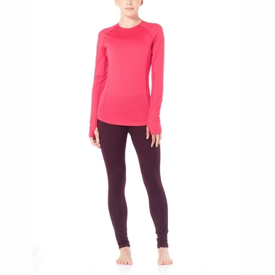 Ondershirt Icebreaker Womens 150 Zone LS Crewe Prism Velvet