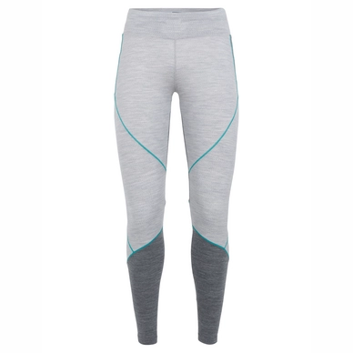 Legging Icebreaker Womens 200 Oasis Deluxe Leggings Blizzard Heather Gritstone