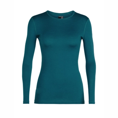 Ondershirt Icebreaker Womens 200 Oasis LS Crewe Kingfisher