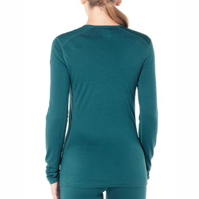 Ondershirt Icebreaker Womens 200 Oasis LS Crewe Kingfisher