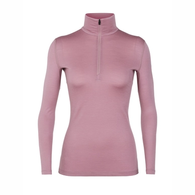 Ondershirt Icebreaker Womens 200 Oasis LS Half Zip Opal