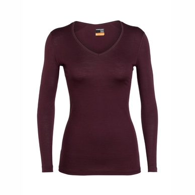 Ondershirt Icebreaker Womens 200 Oasis LS V Velvet