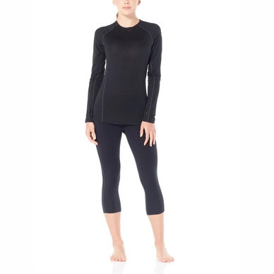 Legging Icebreaker Womens 200 Zone Legless Black Mineral
