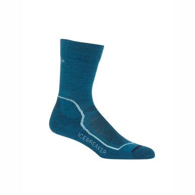 Sokken Icebreaker Womens Hike+ Light Crew Kingfisher Midnight Navy Dew
