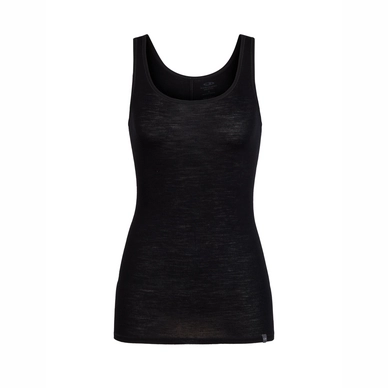 Tanktop Icebreaker Womens Luxe Rib Long Tank Black