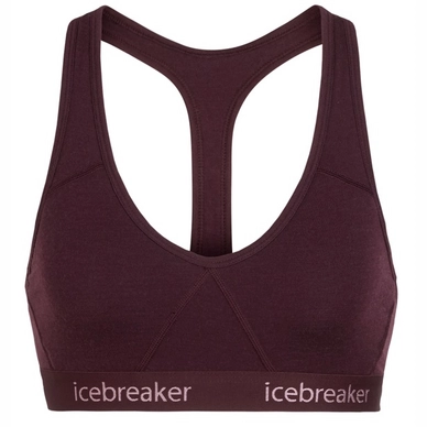Sport BH Icebreaker Womens Sprite Racerback Bra Velvet Opal