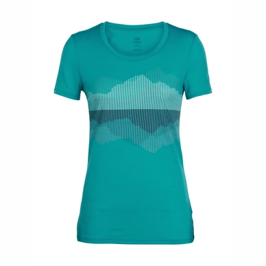 T-Shirt Icebreaker Women Tech Lite SS Low Crewe Cook Reflected Arctic ...