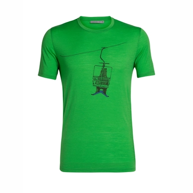 T-shirt Icebreaker Homme Tech Lite SS Crewe Bear Lift Lawn