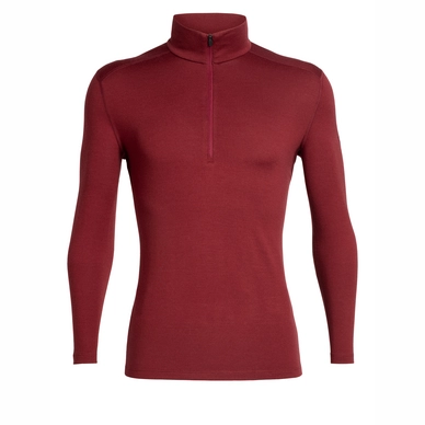 Longsleeve Icebreaker 260 Tech LS Half Zip Cabernet Herren