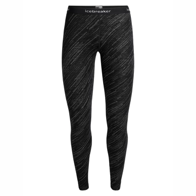 Leggings Icebreaker Women 250 Vertex Snow Storm Black