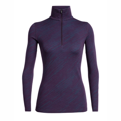 Pull de Ski Icebreaker Women 250 Vertex LS Half Zip Snow Storm Lotus