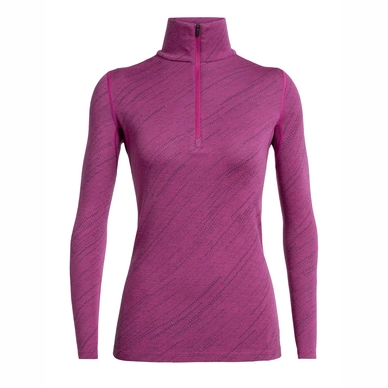 Pull de Ski Icebreaker Women 250 Vertex LS Half Zip Snow Storm Amore