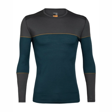 Longsleeve Icebreaker 200 Oasis Deluxe LS Crewe Nightfall Herren