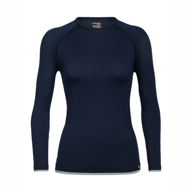 Longsleeve Icebreaker Women 200 Zone Seamless LS Crewe Midnight Navy
