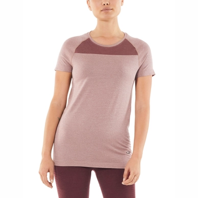 Ondershirt Icebreaker Women Motion Seamless SS Crewe Suede