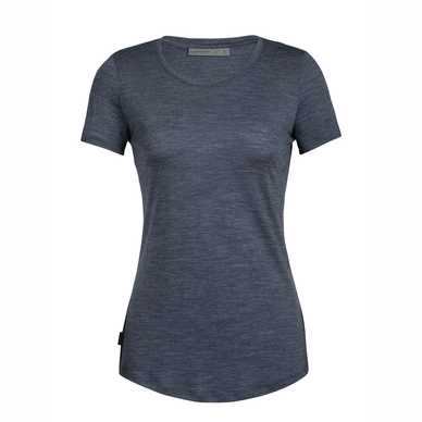 Unterhemd Icebreaker Sphere SS Low Crewe Midnight Navy Heather Damen