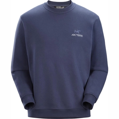 Trui Arc'teryx Men Emblem Fleece Crew Black Sapphire