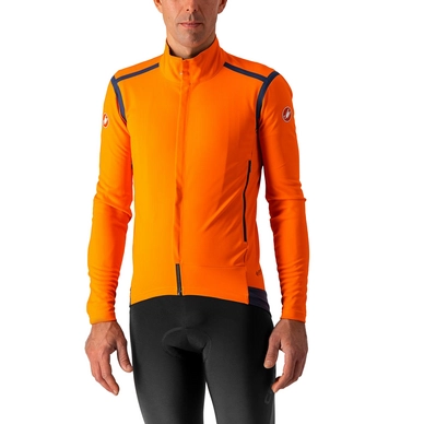 Maillot de Cyclisme Castelli Men Perfetto Ros Long Sleeve Orange
