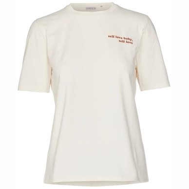 T-Shirt Covers & Co Fiona Uni Femme Beige