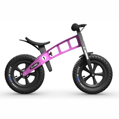 Loopfiets FirstBike Fat Edition Pink With Brake