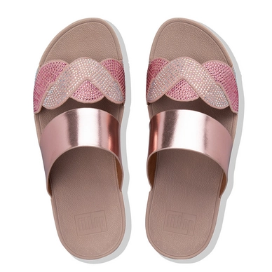 FitFlop Paisley Rope Slides Soft Pink3