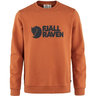 Pull Fjallraven Men Fjallraven Logo Sweater Terracotta Brown