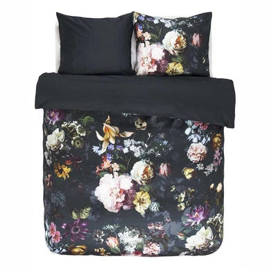 Taies d'oreiller Essenza Fleur Nightblue Satin de Coton (50 x 75 cm)