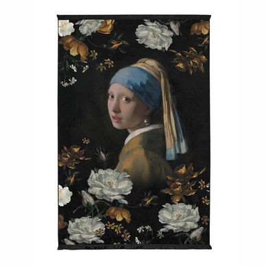 Tapis Essenza x Mauritshuis Floral Girl Black (120 x 180 cm)